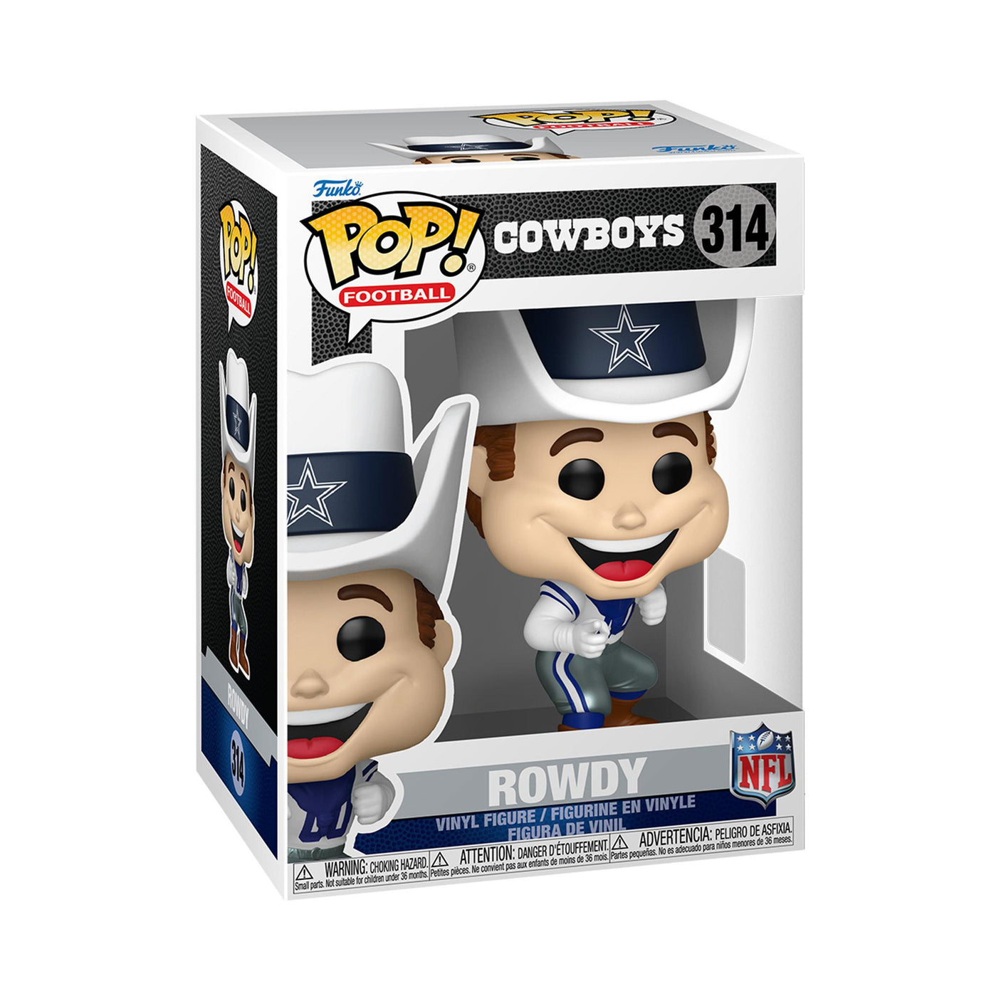 Cowboys Mascot Rowdy NFL Funko Pop! 314