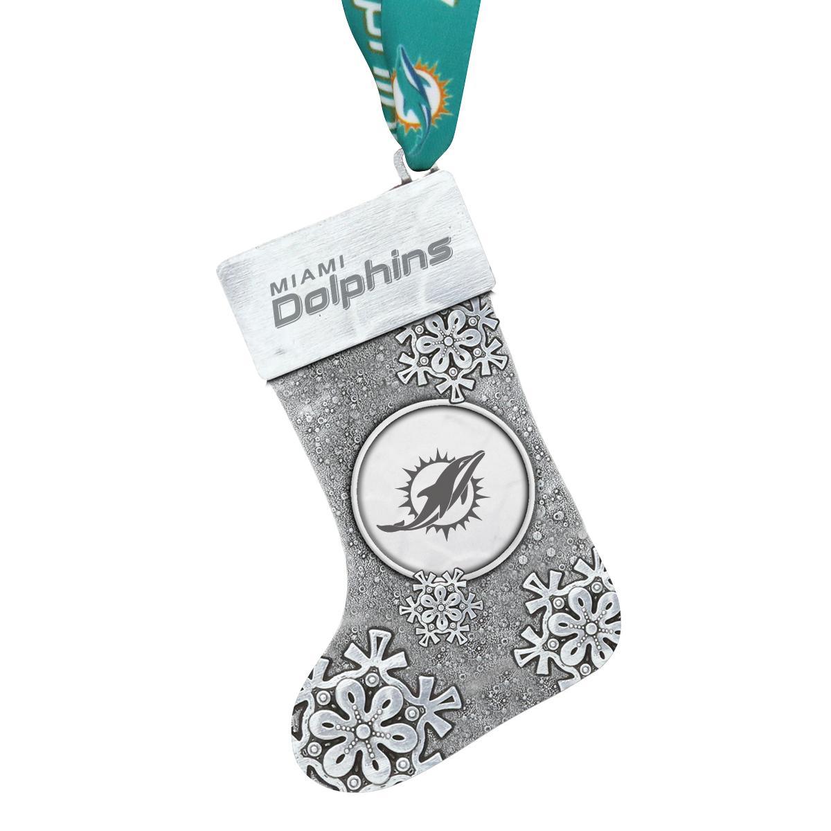 Dolphins Snowflake Stocking Ornament