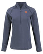 Bears Cutter and Buck Women's Navy Peshastin Eco Fleece Half Zip Pullover