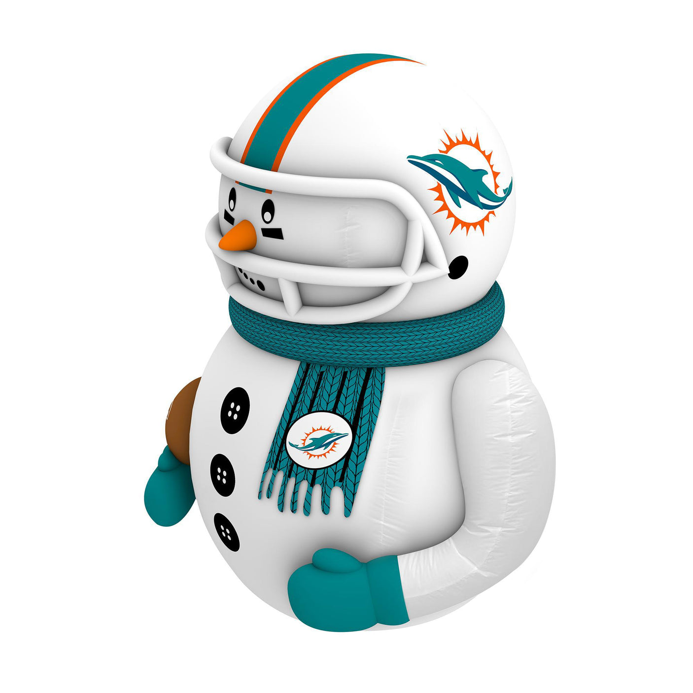 Dolphins Team Pride Inflatable Snowman Player