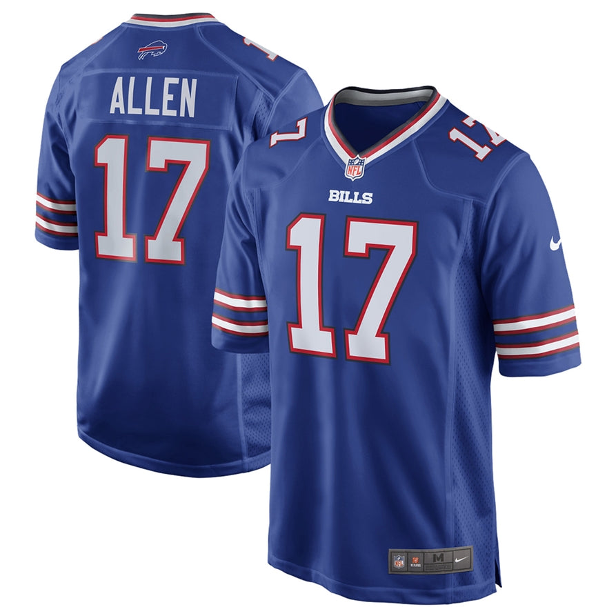 Bills Josh Allen Nike Men's Blue Game Jersey