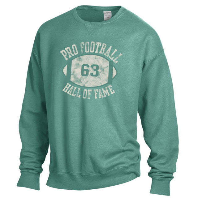 Hall of Fame ComfortWash Football 63 Logo Crewneck