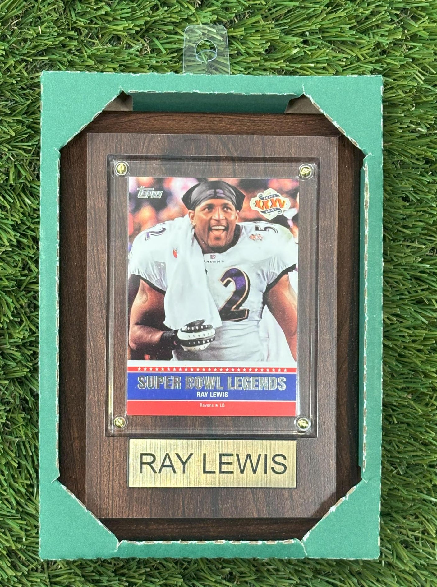 Ray Lewis 4x6 Plaque