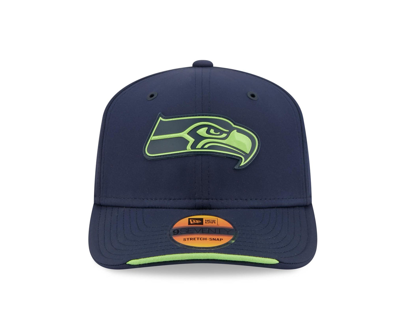 Seahawks 2026 New Era Men's 9SEVENTY Stretch Snap Sideline Hat