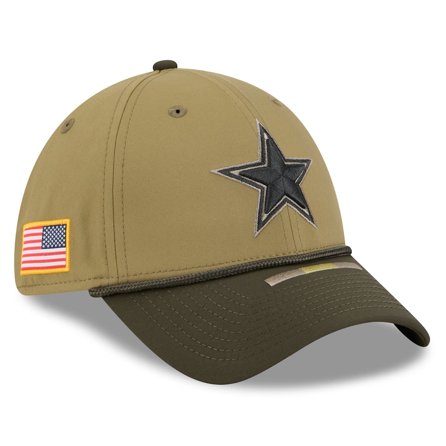 Cowboys 2025 New Era Men's 39THIRTY Salute to Service Hat