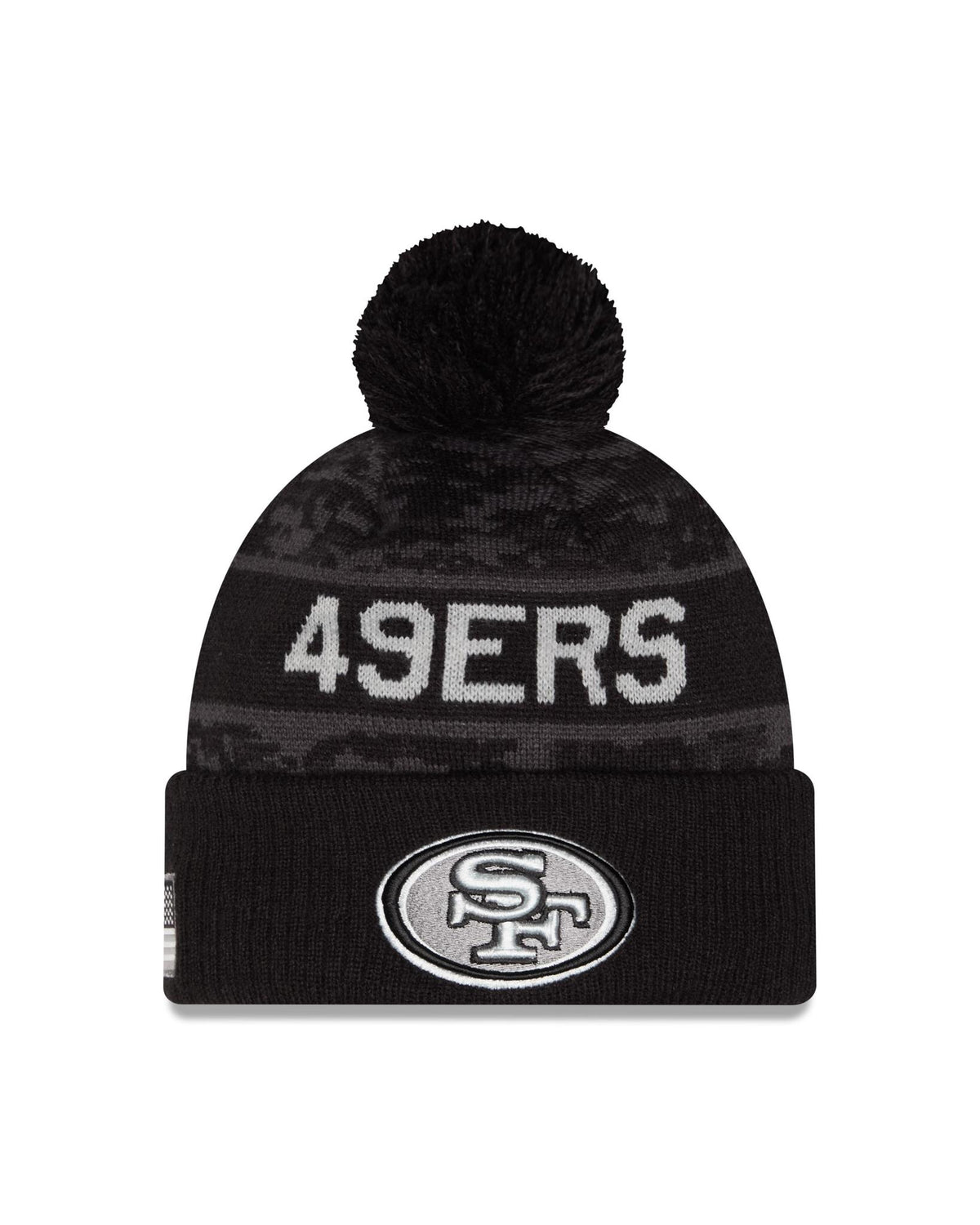 49ers 2026 New Era Men's Salute to Service Knit Pro Football Hall of Fame