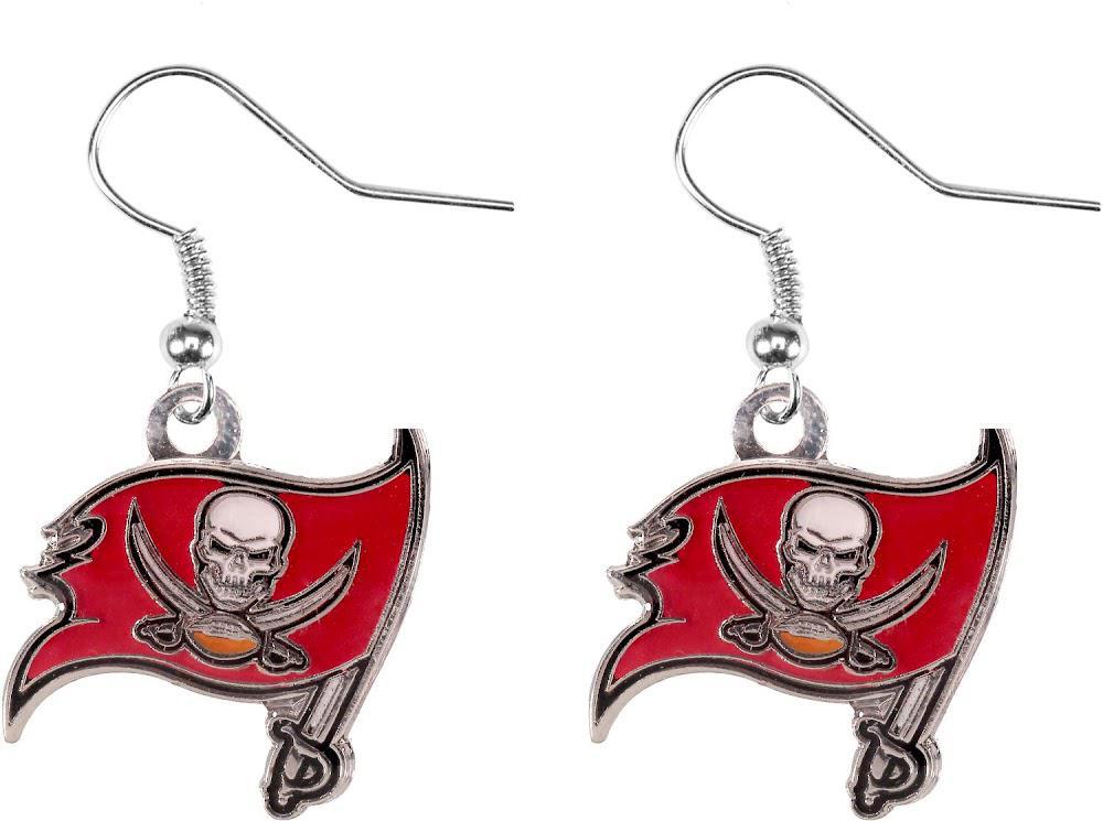 Buccaneers Logo Dangler Earrings Pro Football Hall of Fame