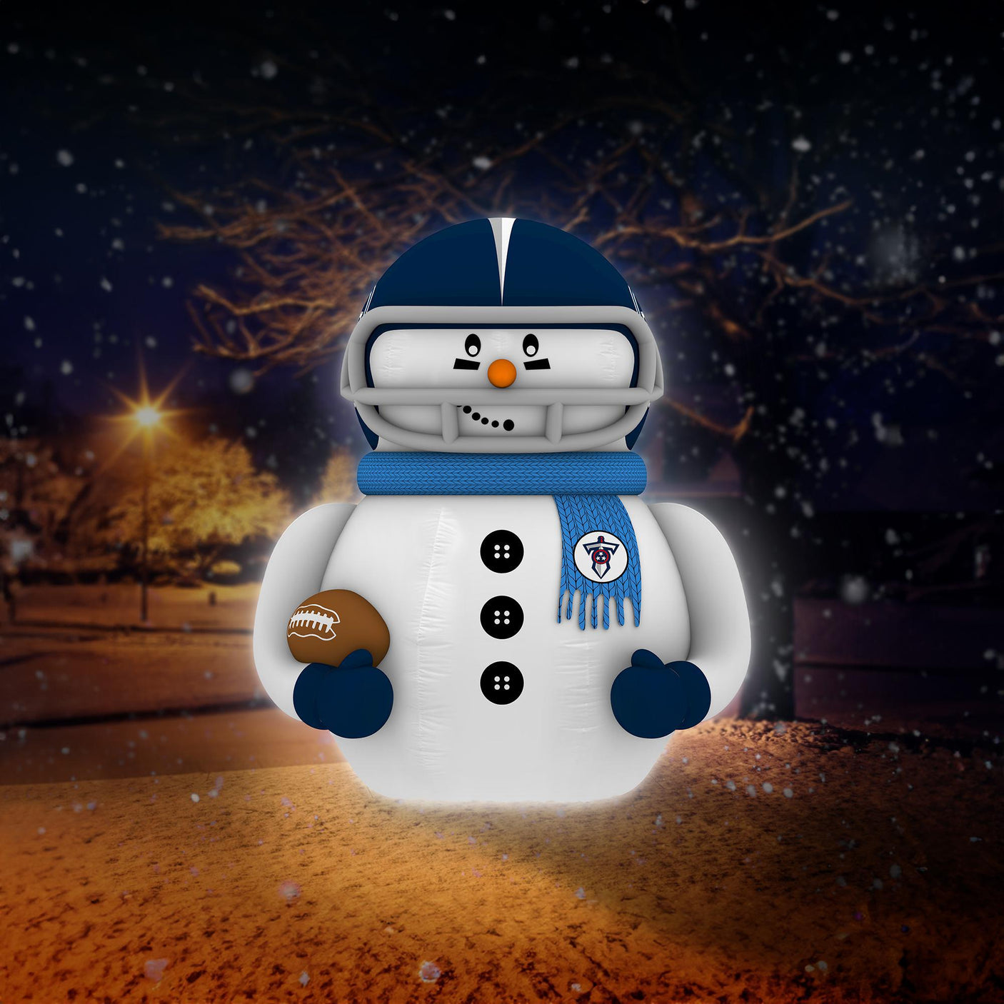 Titans Team Pride Inflatable Snowman Player
