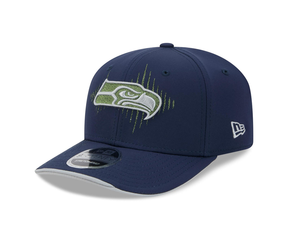 Seahawks 2026 New Era Men's 9SEVENTY Stretch Snap Rivalry Hat Pro Football Hall of Fame