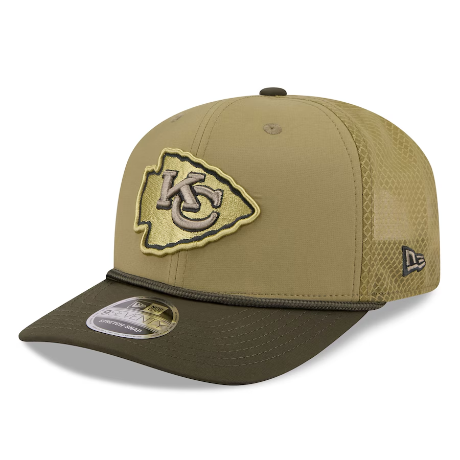Chiefs 2025 New Era Men's 9SEVENTY Salute to Service Hat
