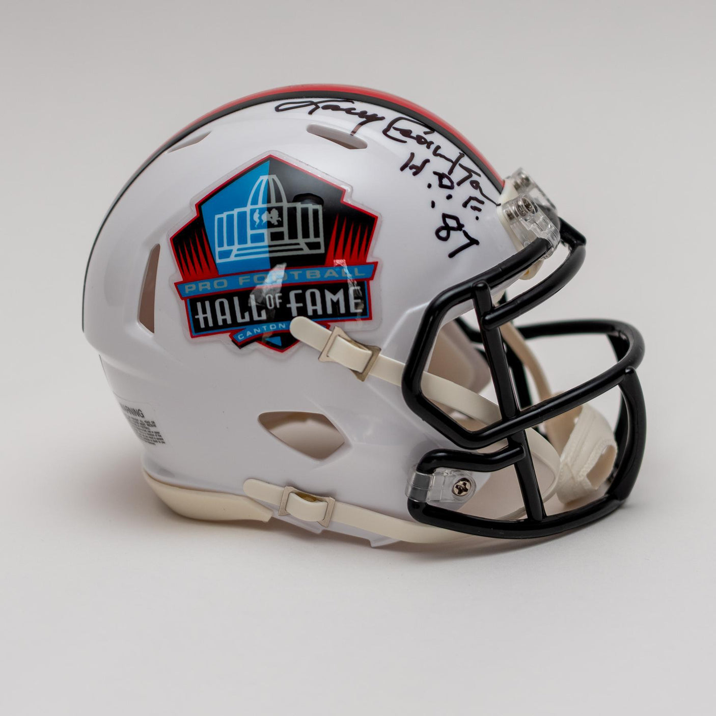 Larry Csonka Autographed Hall of Fame Mini Helmet