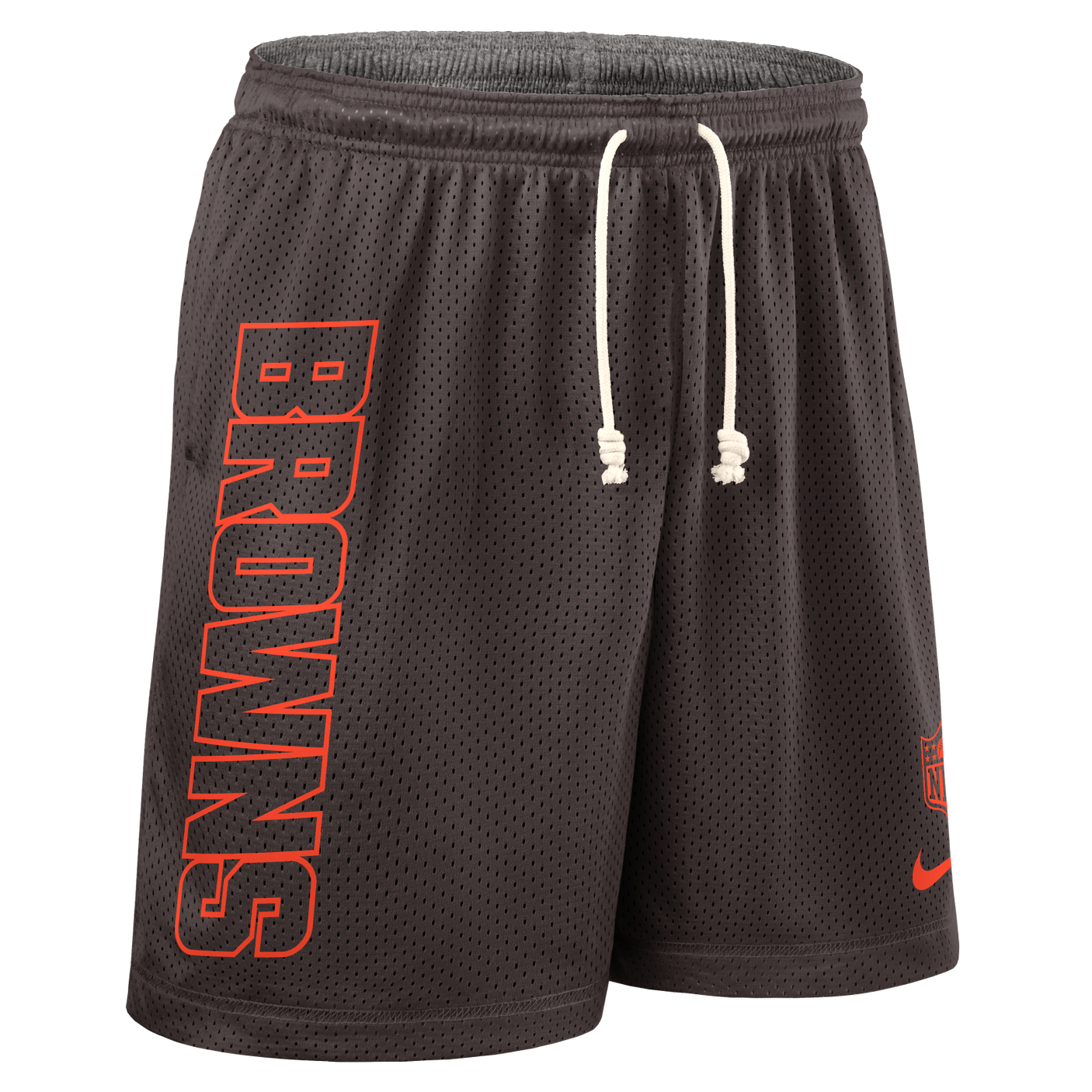 Browns 2025 Nike Dri-Fit Knit Reversible Shorts