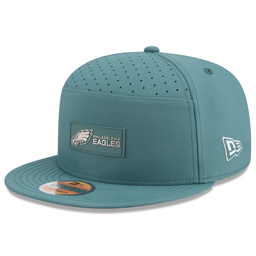 Eagles 2025 New Era Men's 9FIFTY Sideline Hat Pro Football Hall of Fame