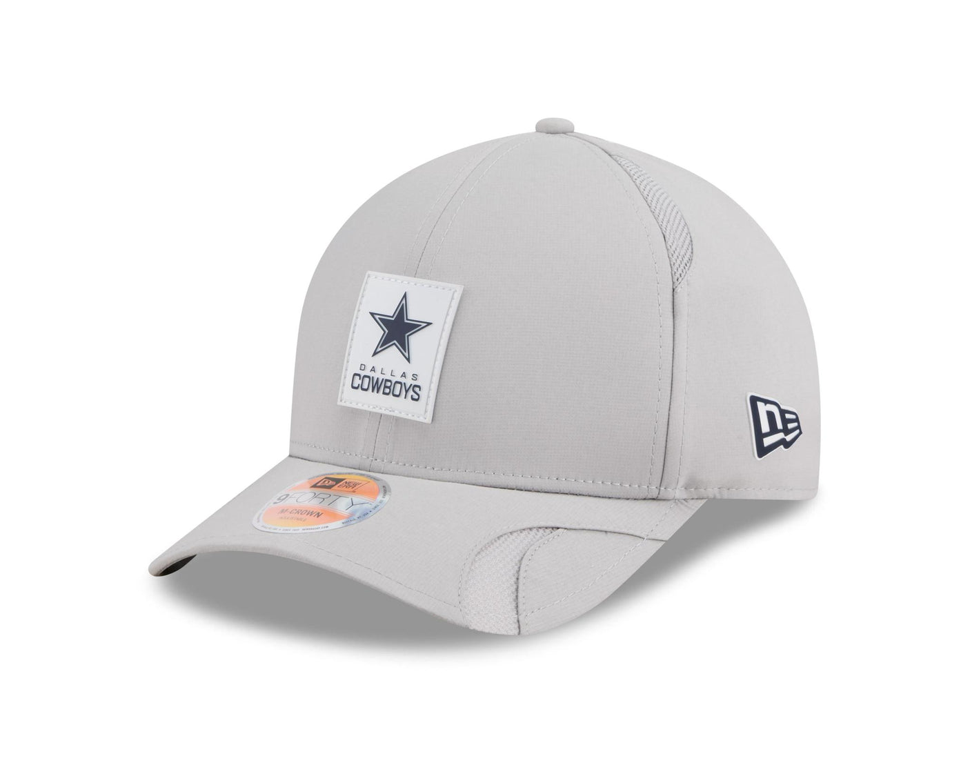 Cowboys 2025 New Era Men's 9FORTY Grey Sideline Hat