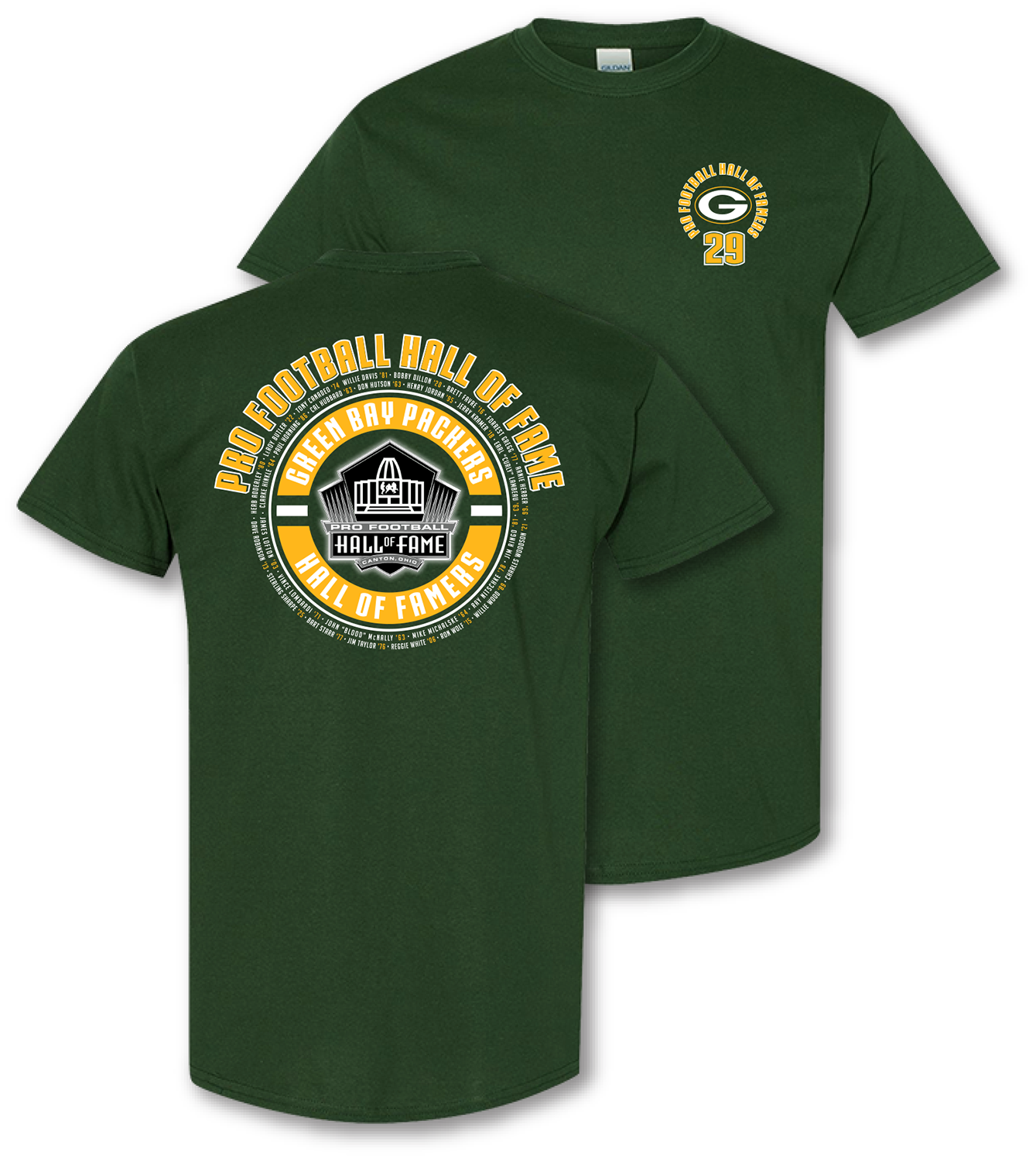 Packers Hall of Famers T-Shirt