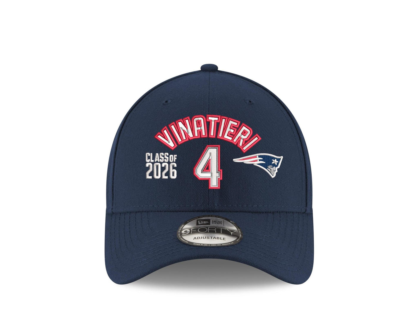 Adam Vinatieri Patriots Class of 2026 New Era 9FORTY Name and Number Hat