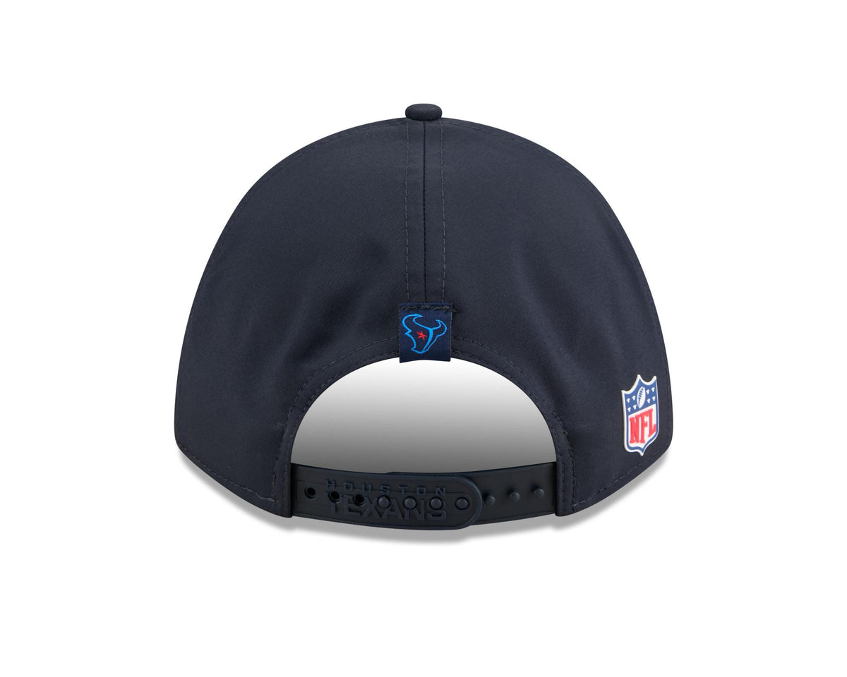 Texans 2025 New Era Men's 9FORTY Sideline Hat Pro Football Hall of Fame