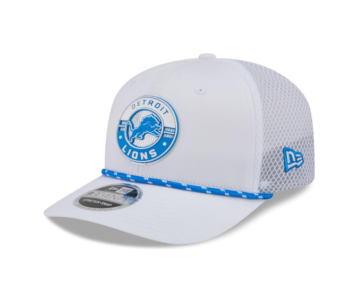 Lions 2026 New Era Men's 9SEVENTY Stretch Snap Two-Tone Hat Pro Football Hall of Fame