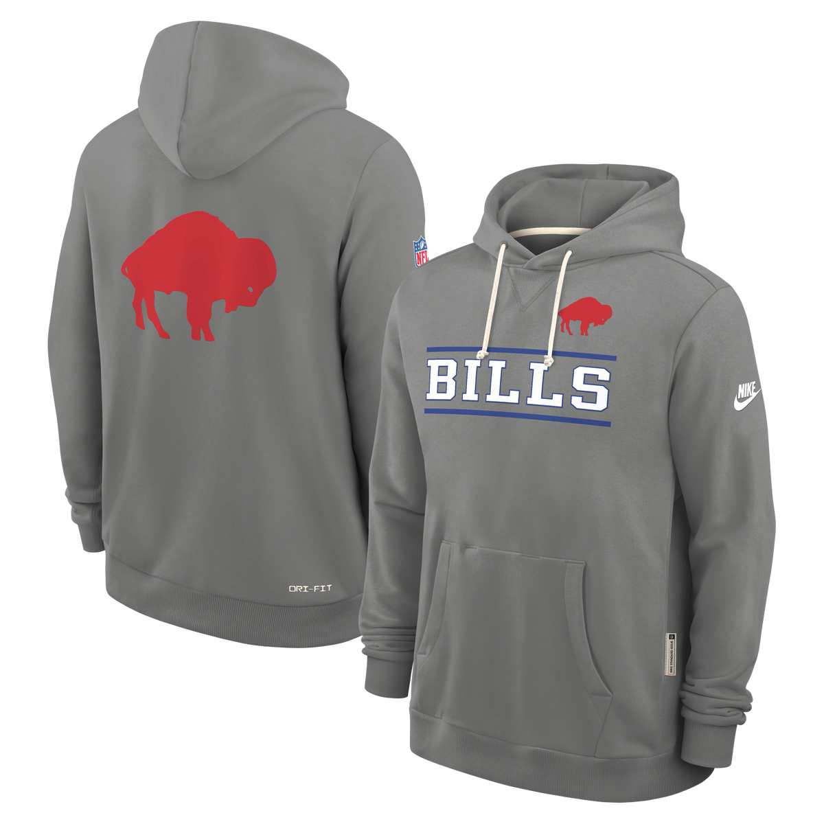 Bills 2026 Nike Men's Alternate Sideline DRI-Fit Hoodie Pro Football Hall of Fame