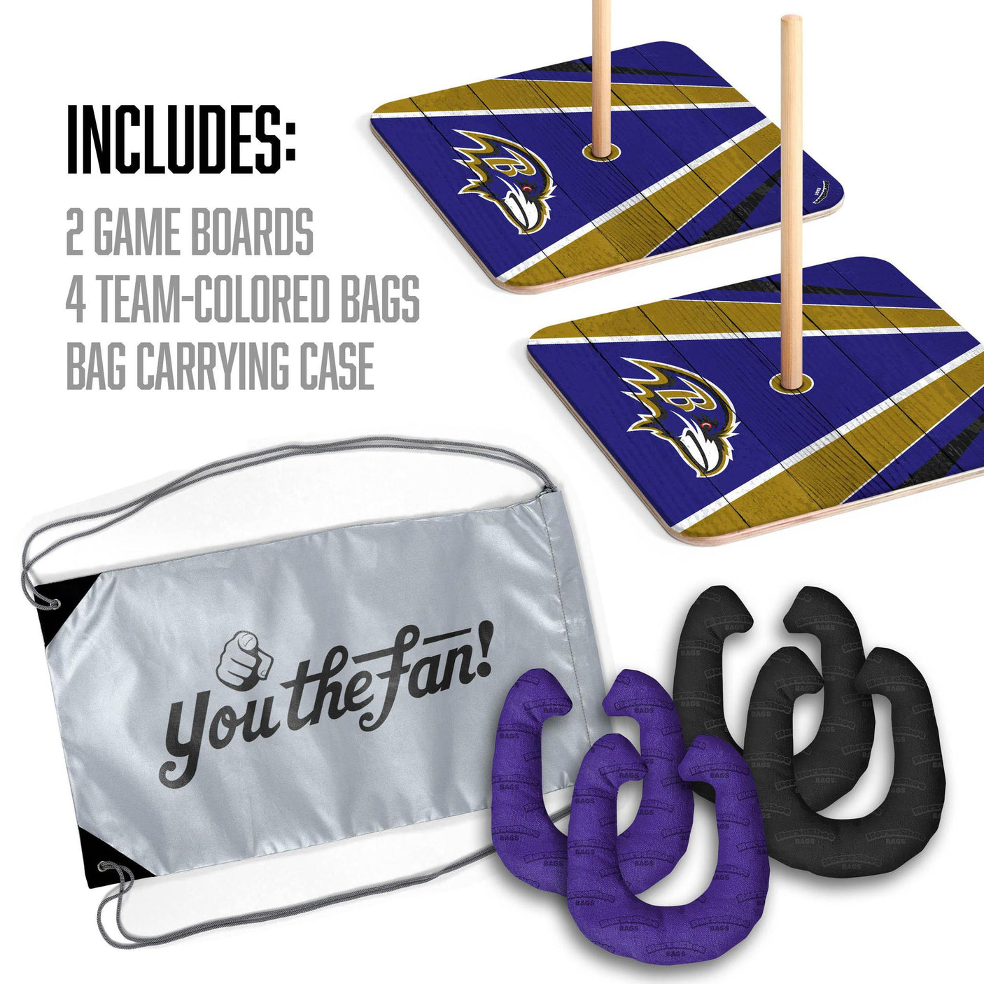 Ravens HorseShoe Bags