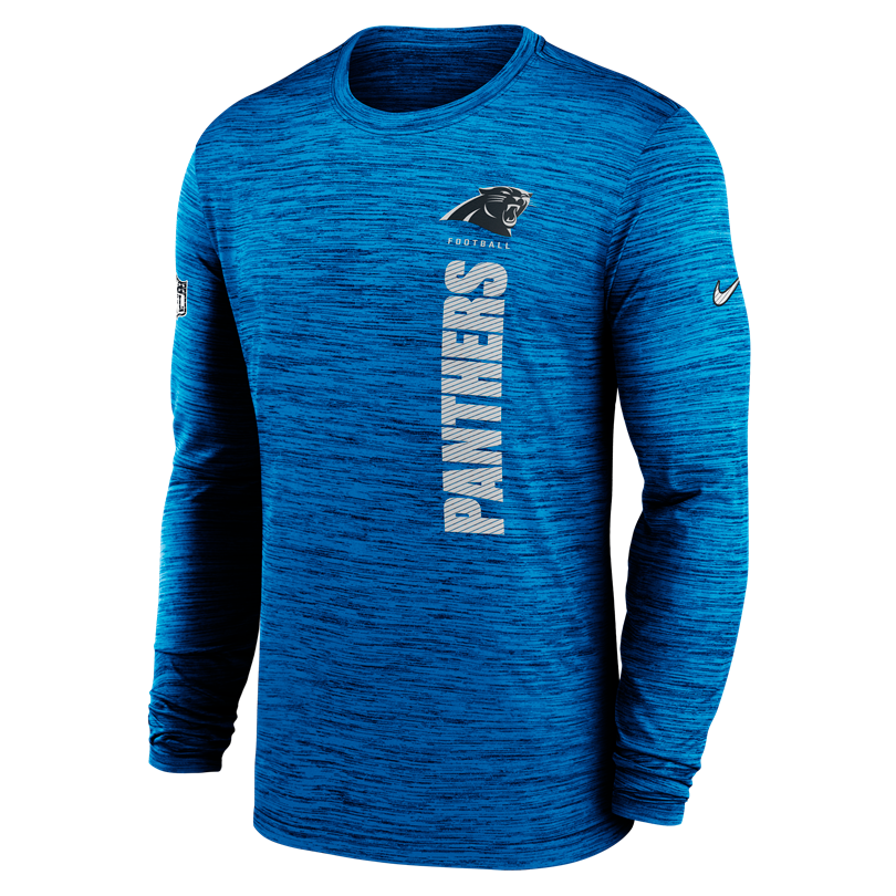Panthers Men's Nike Velocity Long Sleeve T-Shirt