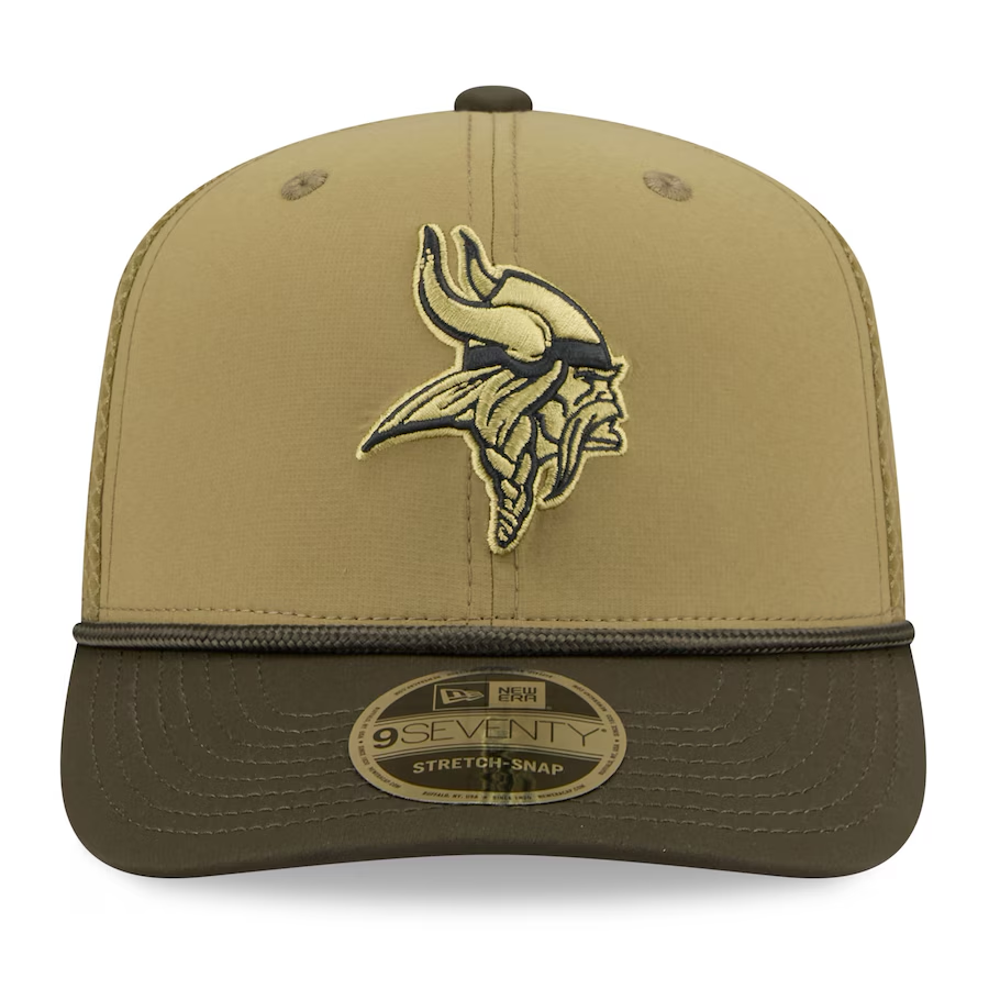 Vikings 2025 New Era Men's 9SEVENTY Salute to Service Hat