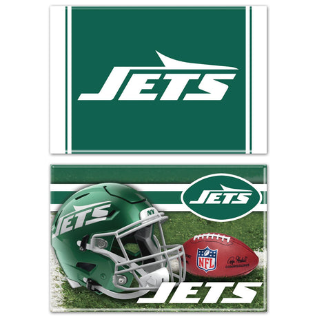 Jets 2-Pack Rectangle Magnets