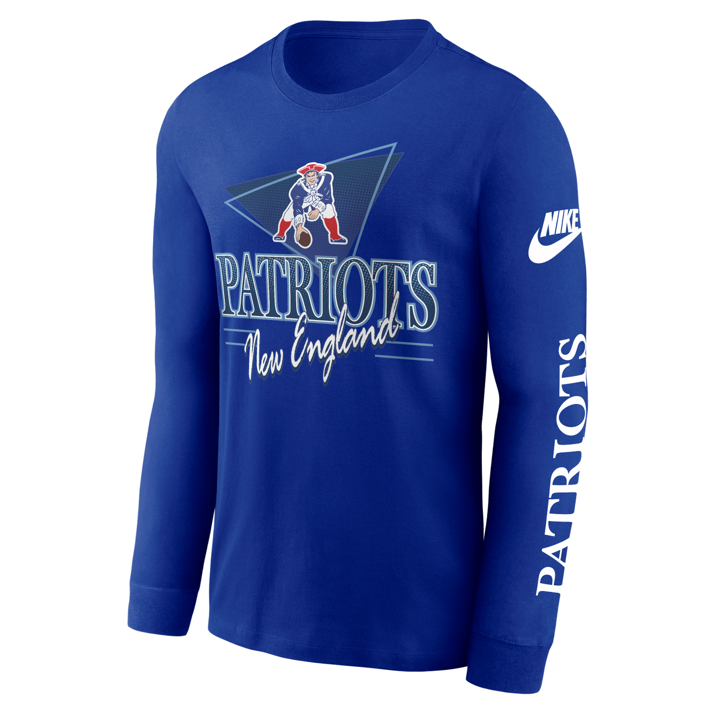 Patriots 2025 Nike Men's Rewind Long Sleeve T-Shirt