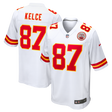 Chiefs Travis Kelce Nike Men's White Game Jersey