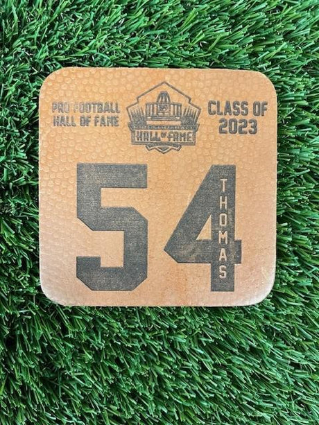 Zach Thomas Class of 2023 Leather Player Coaster