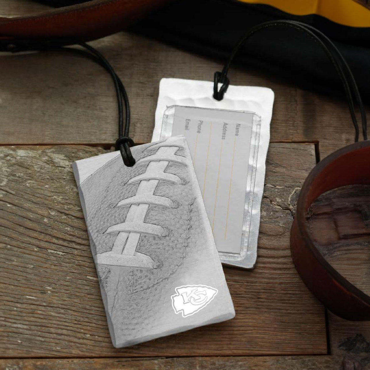 Chiefs Football Bag Tag