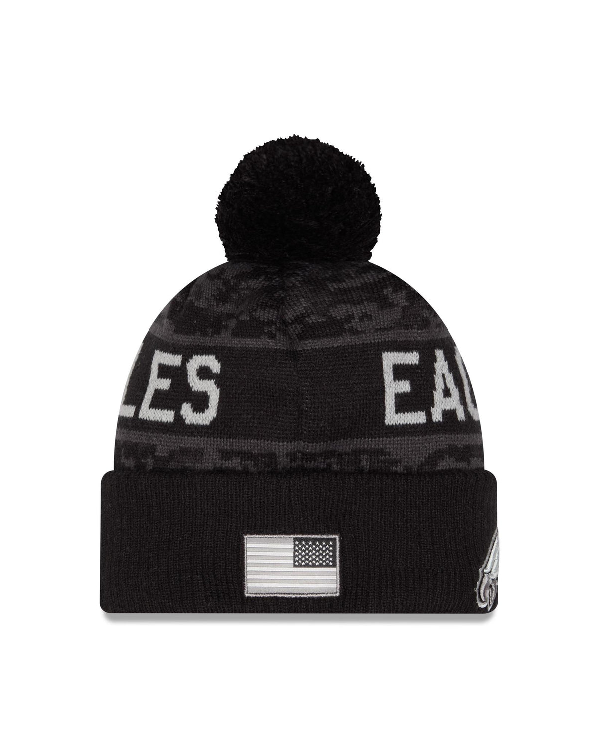 Eagles 2026 New Era Men's Salute to Service Knit Pro Football Hall of Fame