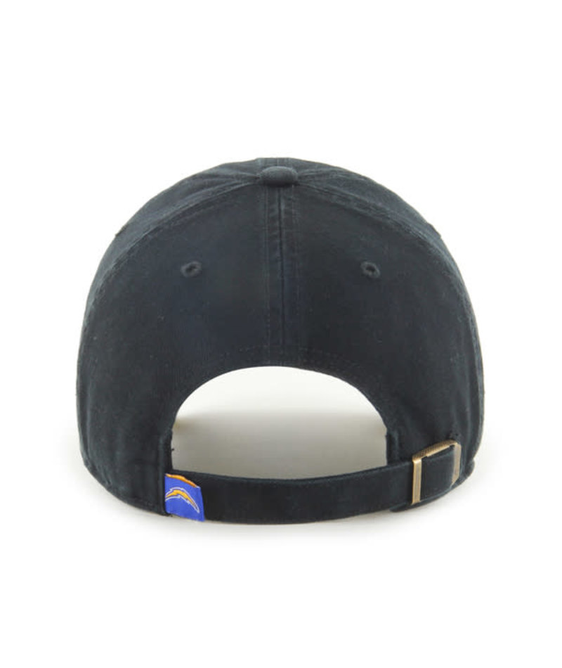 Chargers 2025 '47 Brand Men's Black Clean Up Hat