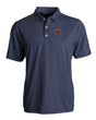 Bears Cutter and Buck Men's Navy Pike Eco Symmetry Print Recycled Polo