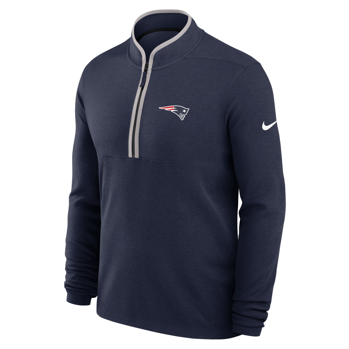 Patriots 2026 Nike Men's Victory Half Zip Jacket (10302644715796)