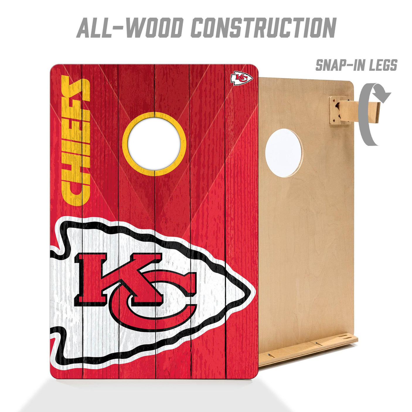 Chiefs 2’ x 3’ Cornhole Game