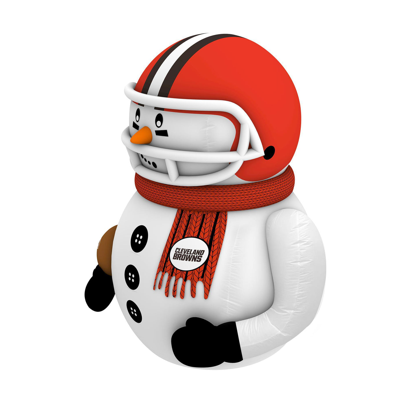 Browns Team Pride Inflatable Snowman Player