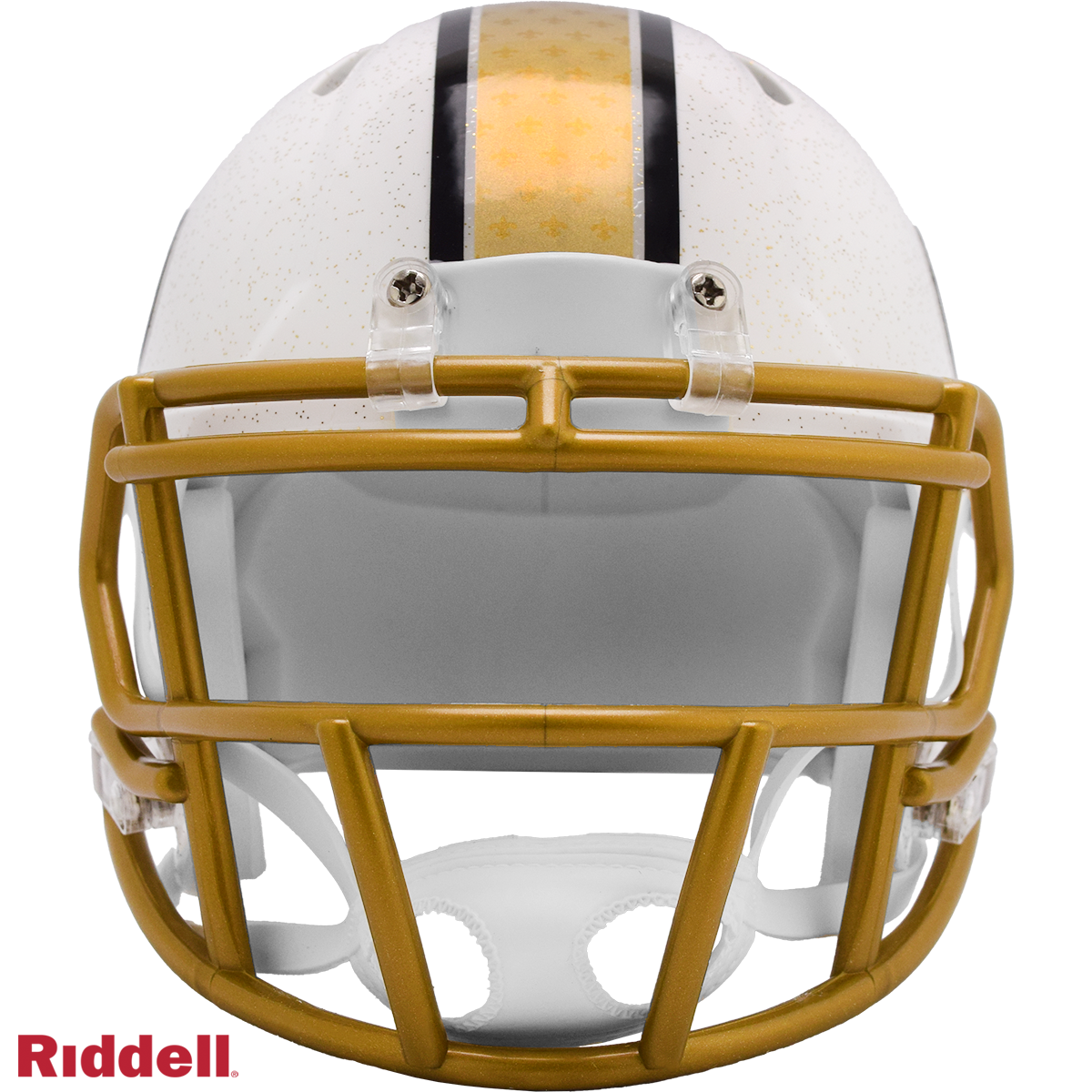 Saints 2025 NFL On-Field Alternate Speed Mini Helmet