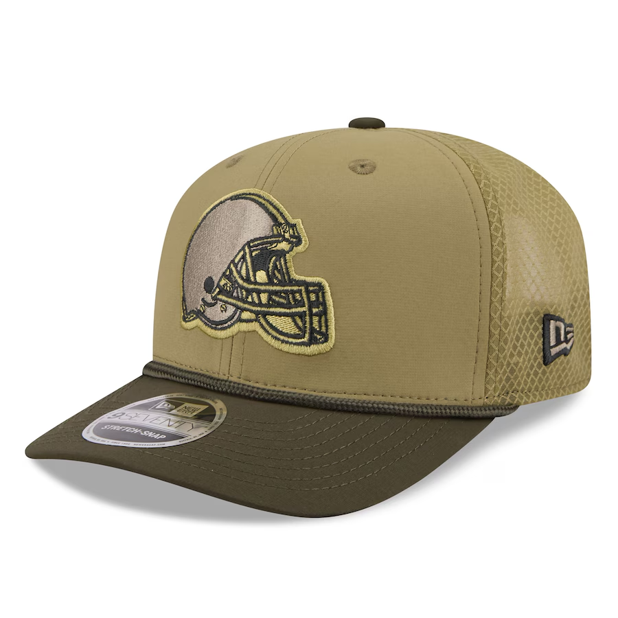 Browns 2025 New Era Men's 9SEVENTY Salute to Service Hat