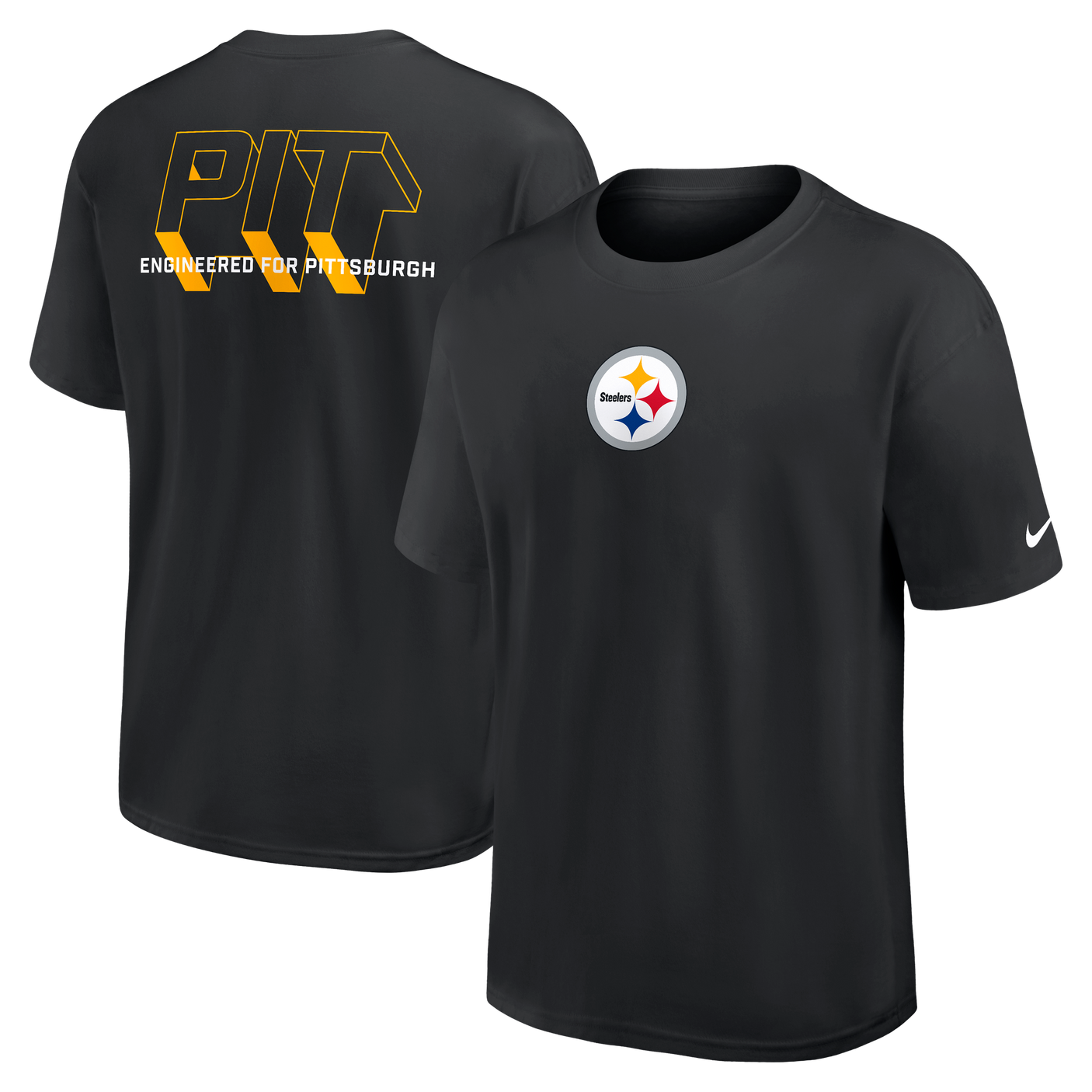 Steelers 2025 Nike Men's Essential Heavy Max T-Shirt