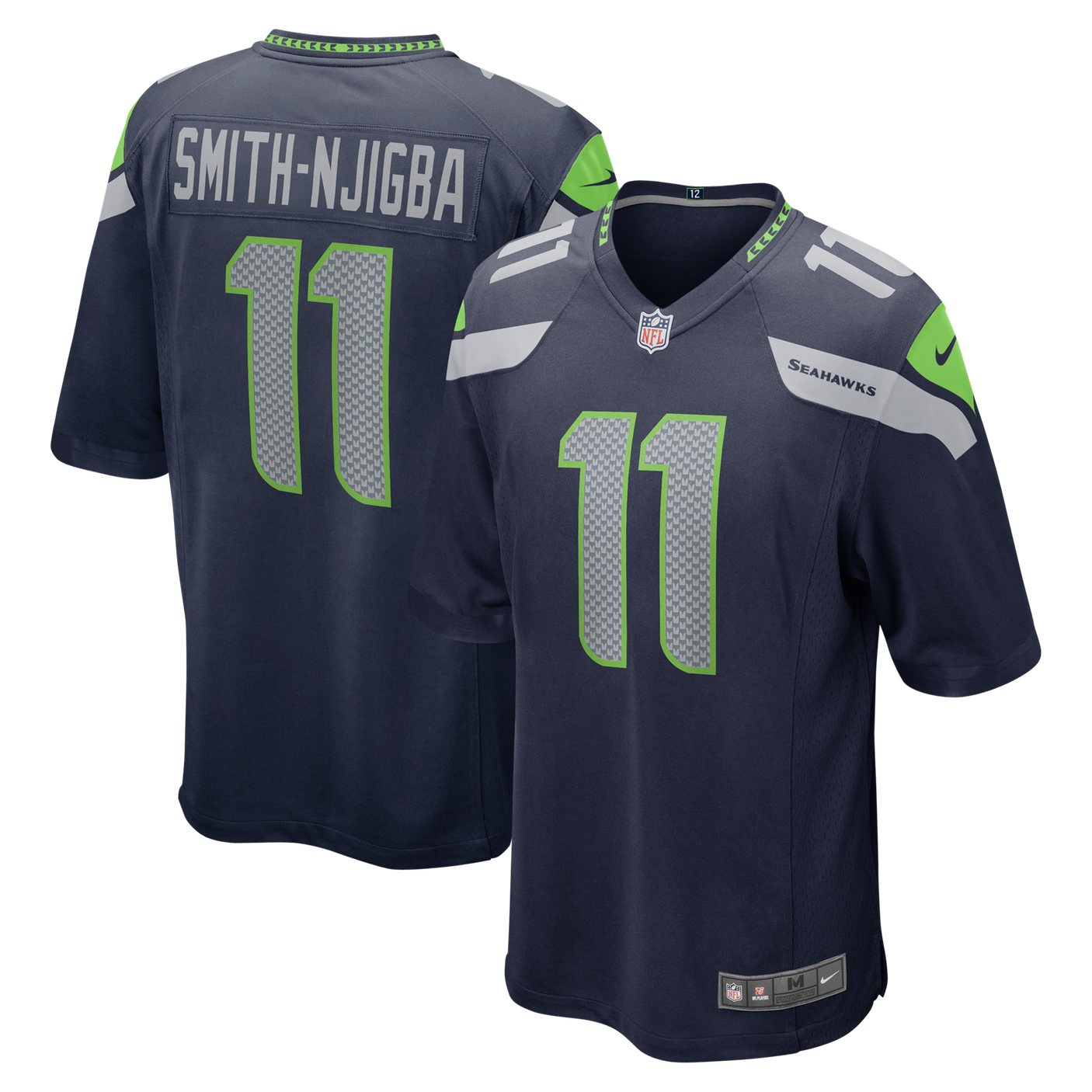 Seahawks Jaxon Smith-Njigba Nike Men's Navy Game Jersey