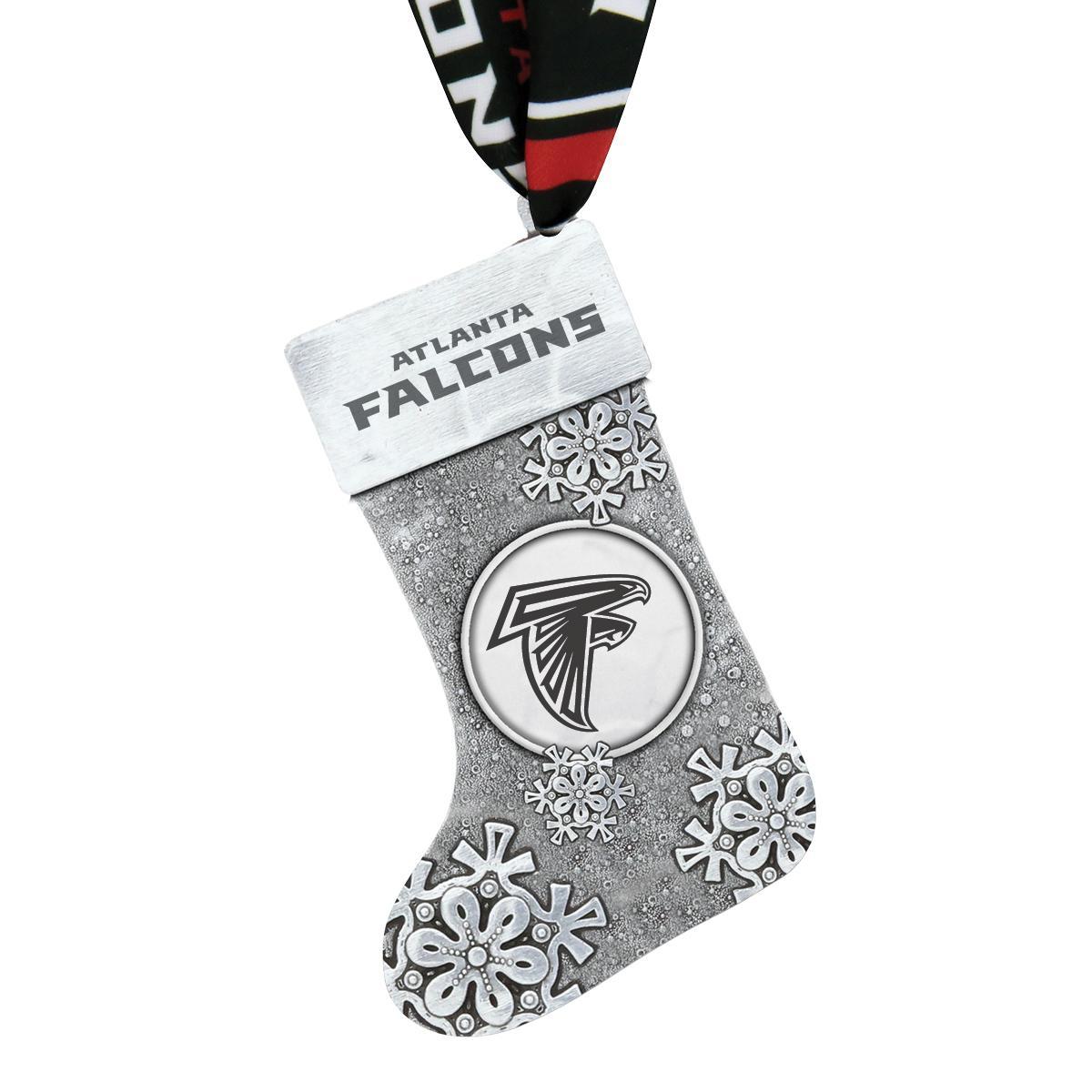 Falcons Snowflake Stocking Ornament