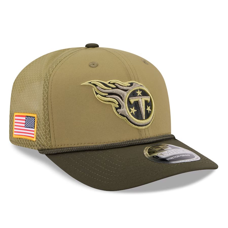Titans 2025 New Era Men's 9SEVENTY Salute to Service Hat