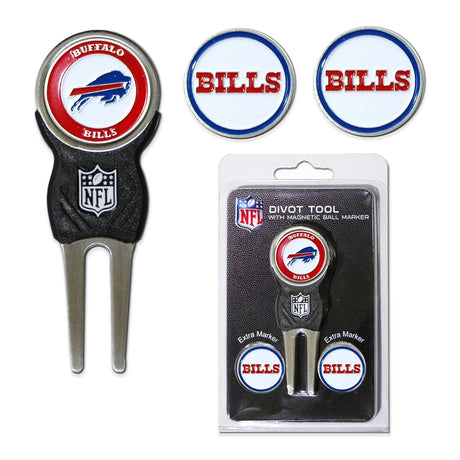 Bills Divot Tool & Ball Markers Set
