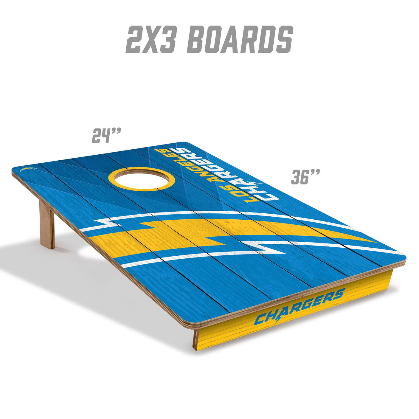 Chargers 2’ x 3’ Cornhole Game