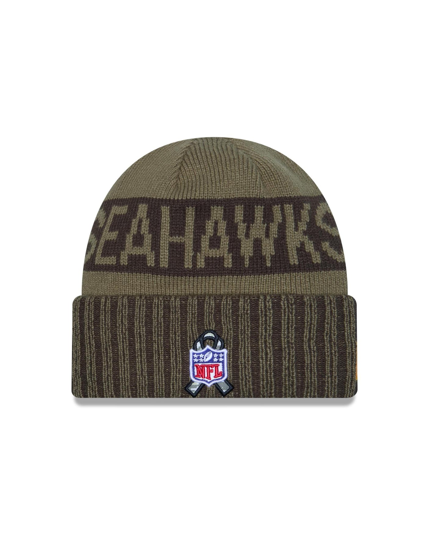 Seahawks 2025 Men's New Era Salute to Service Knit