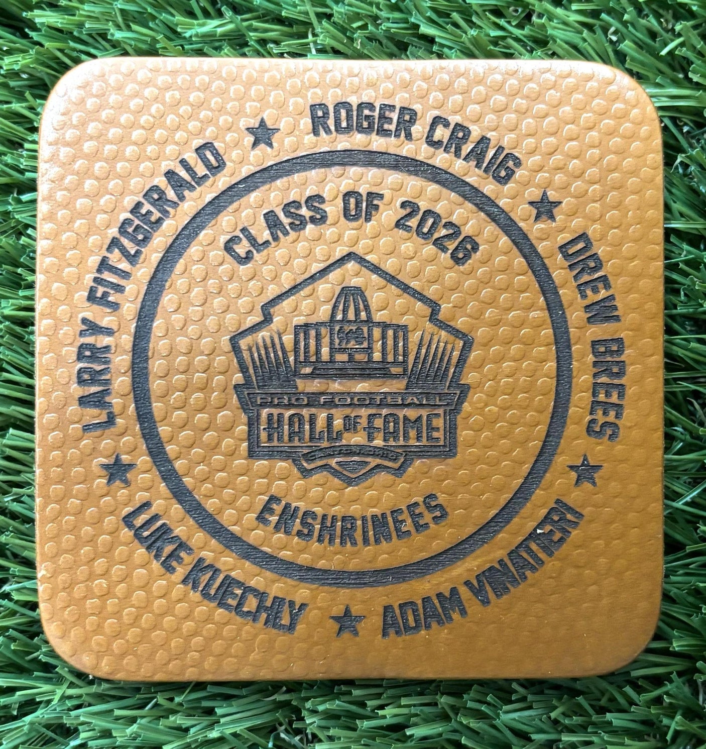 Class of 2026 Leather Coaster