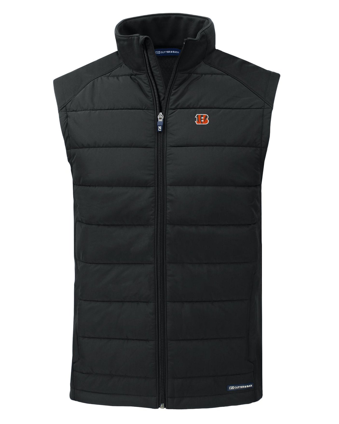 Bengals Cutter and Buck Men's Evoke Eco Hybrid Vest