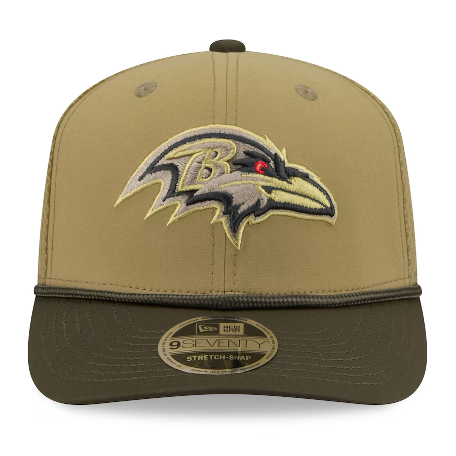Ravens 2025 New Era Men's 9SEVENTY Salute to Service Hat