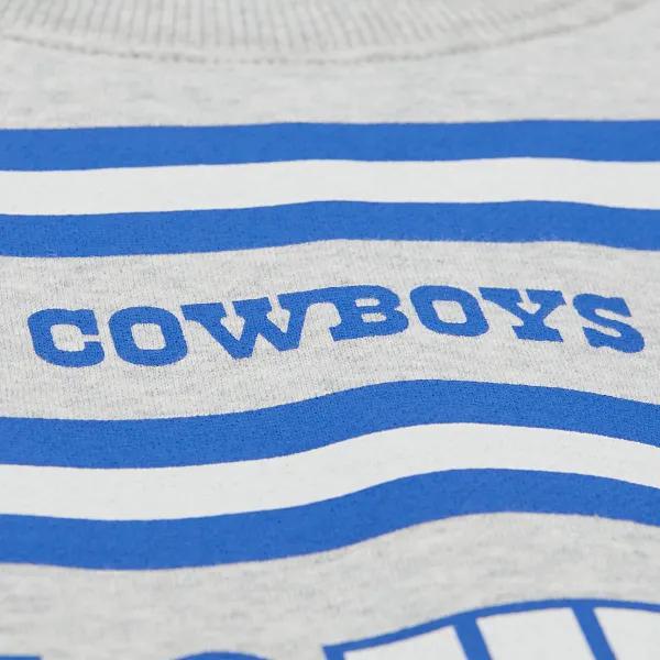 Cowboys 2025 Mitchell & Ness Men's Vintage Fleece Crewneck
